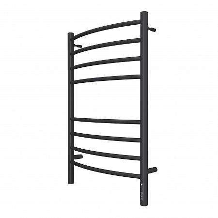 Классик П8 500х800 электро КС ЧЕРНЫЙ МУАР ( new встроен диммер) Полотенцесушитель TERMINUS Копейск - фото 1