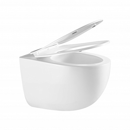 Подвесной унитаз безободковый Terminus Енисей Monolit 560х390 белый Копейск - фото 7