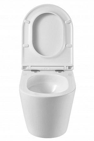 Подвесной унитаз безободковый Terminus Классик S 515х355 белый Копейск - фото 7