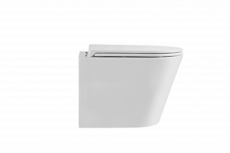 Подвесной унитаз безободковый Terminus Классик S 515х355 белый Копейск - фото 4