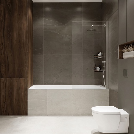 Шторка на ванну распашная Terminus Ното 02 1500х700 проф.хром Копейск - фото 3 Шторка на ванну распашная Terminus Ното 02 1500х700 проф.хром Копейск - фото 3