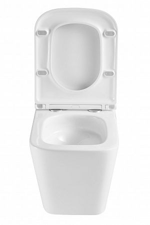 Подвесной унитаз безободковый Terminus Ватикан Монолит 490х340 белый Копейск - фото 7