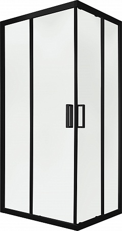 Душевой уголок слайдер Terminus Соренто 05 900х900х2000  квадрат чёрный Копейск - фото 1