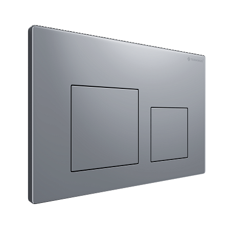 Клавиша смыва для инсталляции Terminus Классик кнопка квадрат цвет  хром Копейск - фото 2