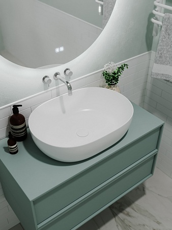 Раковина накладная Terminus Прато 600х415х140 Копейск - фото 3