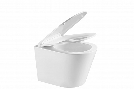 Подвесной унитаз безободковый Terminus Классик S 515х355 белый Копейск - фото 5