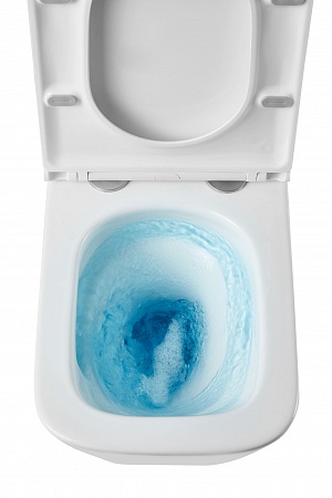 Подвесной унитаз безободковый Terminus Ватикан 490х340 белый Копейск - фото 8