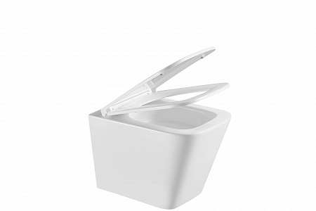 Подвесной унитаз безободковый Terminus Ватикан 490х340 белый Копейск - фото 9