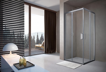 Душевой уголок слайдер Terminus Соренто 05 900х900х2000 квадрат хром Копейск - фото 2 Душевой уголок слайдер Terminus Соренто 05 900х900х2000 квадрат хром Копейск - фото 2