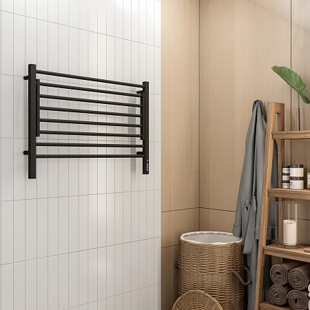 Горизонт П8 800х600 электро КС ЧЕРНЫЙ МУАР Полотенцесушитель TERMINUS Копейск - фото 3