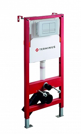 Система инсталляции для подвесного унитаза  500х1125 (4 в 1 с клавишей смыва) Terminus  Копейск - фото 2