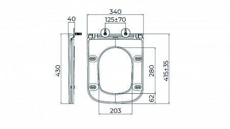 Сиденье для унитаза Terminus Ватикан цвет белый Копейск - фото 7