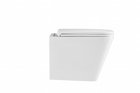 Подвесной унитаз безободковый Terminus Ватикан 490х340 белый Копейск - фото 6