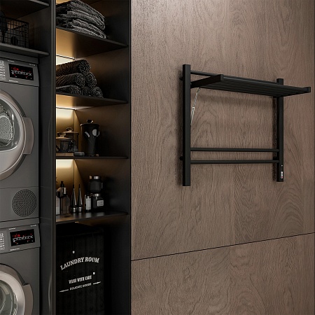 Горизонт П8 600х600 электро КС ЧЕРНЫЙ МУАР Полотенцесушитель TERMINUS Копейск - фото 4