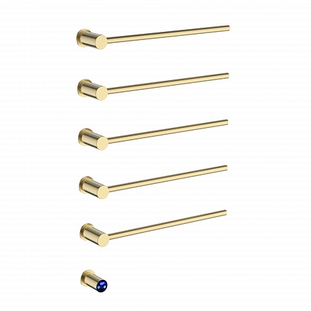 Аккорд П5 500х800 электро Полотенцесушитель TERMINUS Брашированное золото Копейск - фото 1