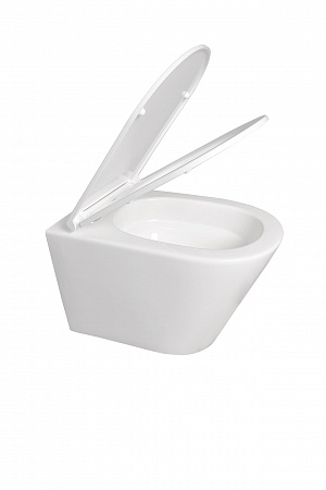 Подвесной унитаз безободковый Terminus Классик 540х365 белый Копейск - фото 7