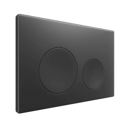 Клавиша смыва для инсталляции Terminus Классик кнопка круг цвет воронёная сталь Копейск - фото 2