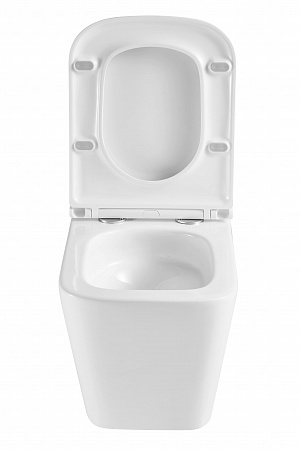 Подвесной унитаз безободковый Terminus Ватикан 490х340 белый Копейск - фото 7