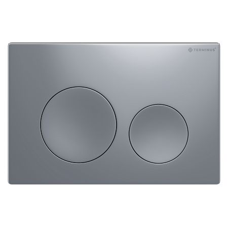 Клавиша смыва для инсталляции Terminus Классик кнопка круг цвет хром Копейск - фото 1