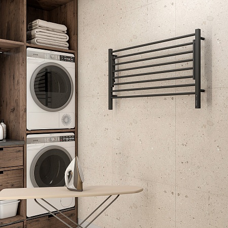 Горизонт П8 1000х600 электро КС ЧЕРНЫЙ МУАР Полотенцесушитель TERMINUS Копейск - фото 3