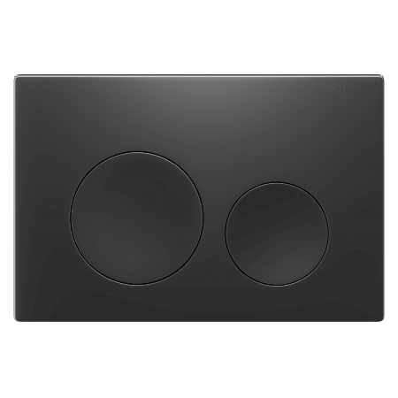 Клавиша смыва для инсталляции Terminus Классик кнопка круг цвет воронёная сталь Копейск - фото 1