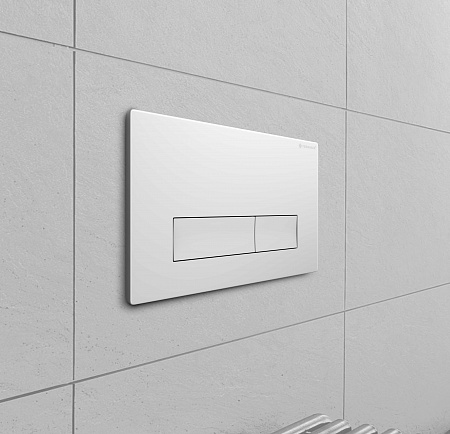 Клавиша смыва для инсталляции Terminus Classic кнопка прямоугольник цвет белый Копейск - фото 3