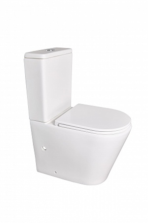 Напольный унитаз-компакт безободковый Terminus Аврора 625х390 белый Копейск - фото 3 Напольный унитаз-компакт безободковый Terminus Аврора 625х390 белый Копейск - фото 3