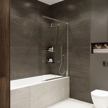 Шторка на ванну слайдер Terminus Ното 01 1500х900 проф.хром Копейск - фото 1 Шторка на ванну слайдер Terminus Ното 01 1500х900 проф.хром Копейск - фото 1