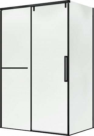 Душевой уголок слайдер Terminus Альба 02 900х1200х2200  прямоугольник чёрный Копейск - фото 1